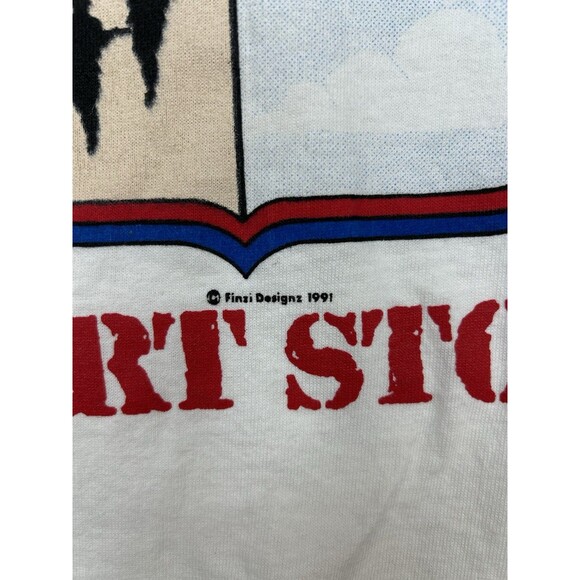 Vintage Operation Desert Storm Shield Shirt 1991 Double Sided Made In USA Size M - Picture 3 of 12